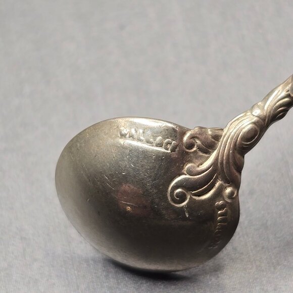 VTG Wallace Sterling Spoon Brooch Romance of the Sea 2.5" 5.65g Signed 1950s - Picture 6 of 11